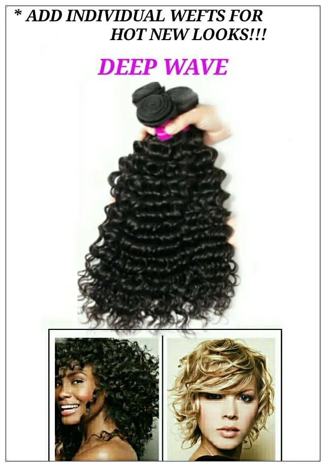 DEEP WAVE ( INDIVIDUAL BUNDLES ) / 16"~24" Coming Soon