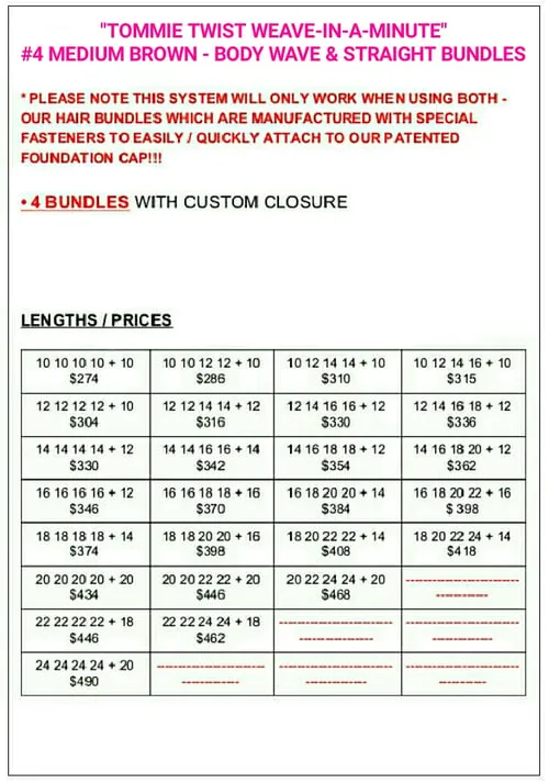 "TT RAPID EXTENSION UNITS"- BRAZILIAN STRAIGTH HONEY BLONDE #27: BUNDLES / FREE PART - CLOSURE - Image 2
